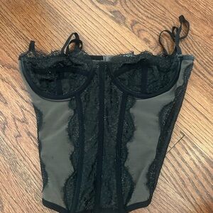 Urban outfitters black corset